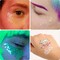 Noctilucent Face Gems – 12Pcs Luminous Face Jewels Stickers + 15g Chunky Glow-in-the-Dark Face Glitter & 5g Body Glue – Festival, Rave, Halloween & Party Makeup Accessories (Luminous)